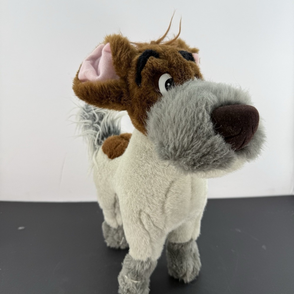 Dodger Disney's Oliver & Company Plush Dog 1998 Stuffed Animal toy 12" Vintage